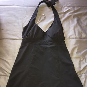 Black Halter Athleta Dress